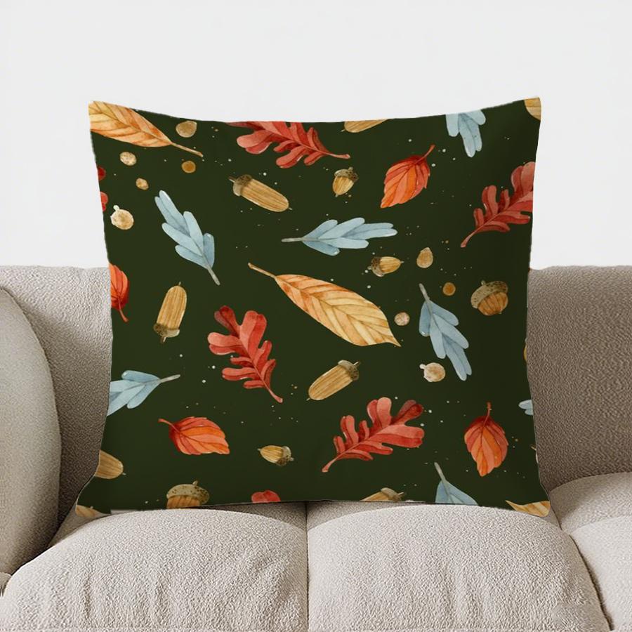 Home Decor Autumn Leaves Pattern Pillow For Home Decor Pattern Cushion Cover Suitable For Sofa Bedroom Car Pillow Cover