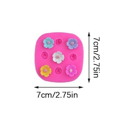 Daisy Camellia Flower Silicone Mold Baking Molds Fondant Cake Decorating Tools Butterfly Shape Resin Clay Chocolate Baking Molds