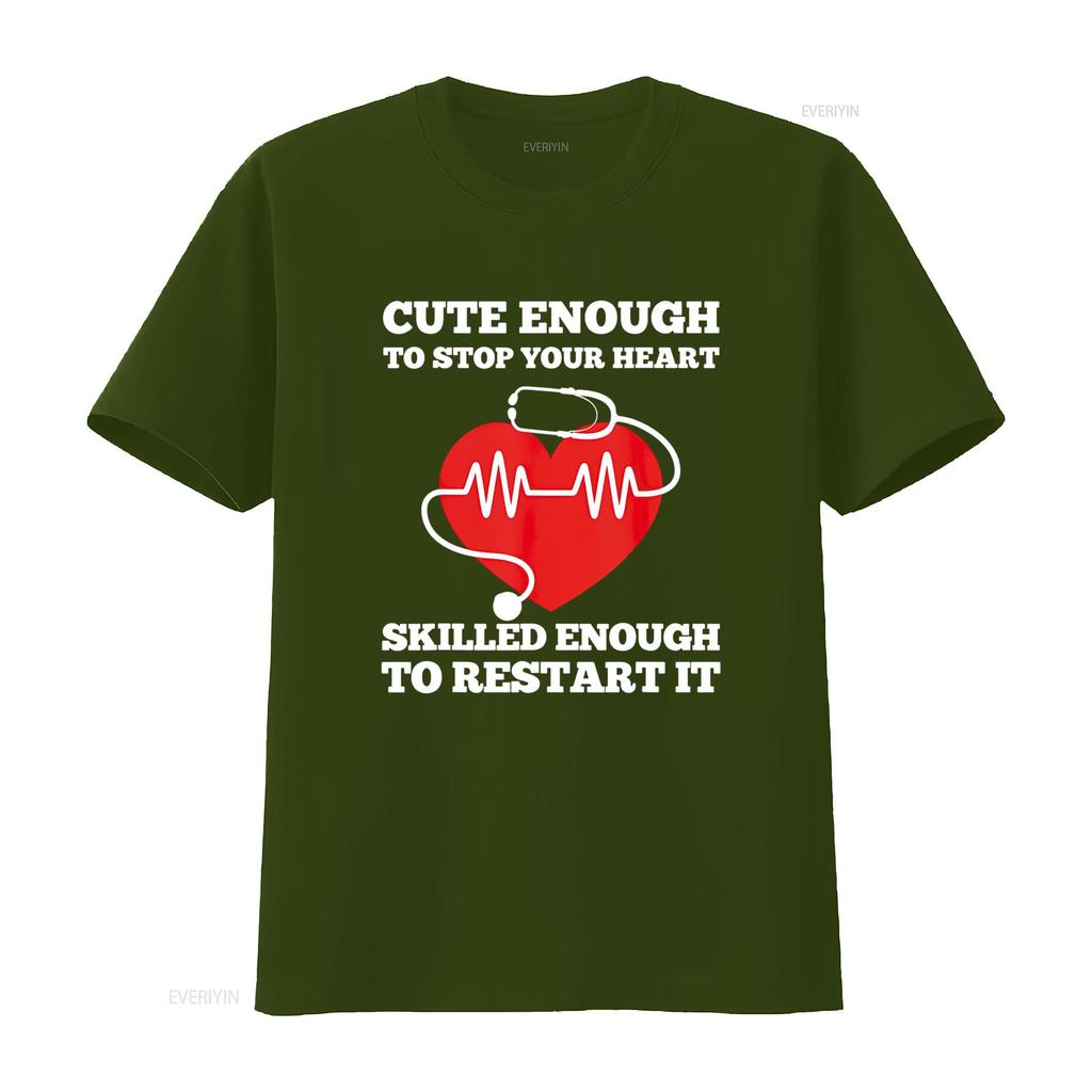 Krankenschwester T-Shirt Lustig Schwarz Vintage Gewaschen Lässiges Oberteil Für Den Alltag Weich Vielseitig Mode Bequem Streetwear Dehnbar