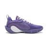 Li Ning DLO1 Dämpfung Rutschfest Abriebfest Rückprall Griff Niedriger Schaft Basketballschuhe Herren Glockenblumenlila ABPV009-8