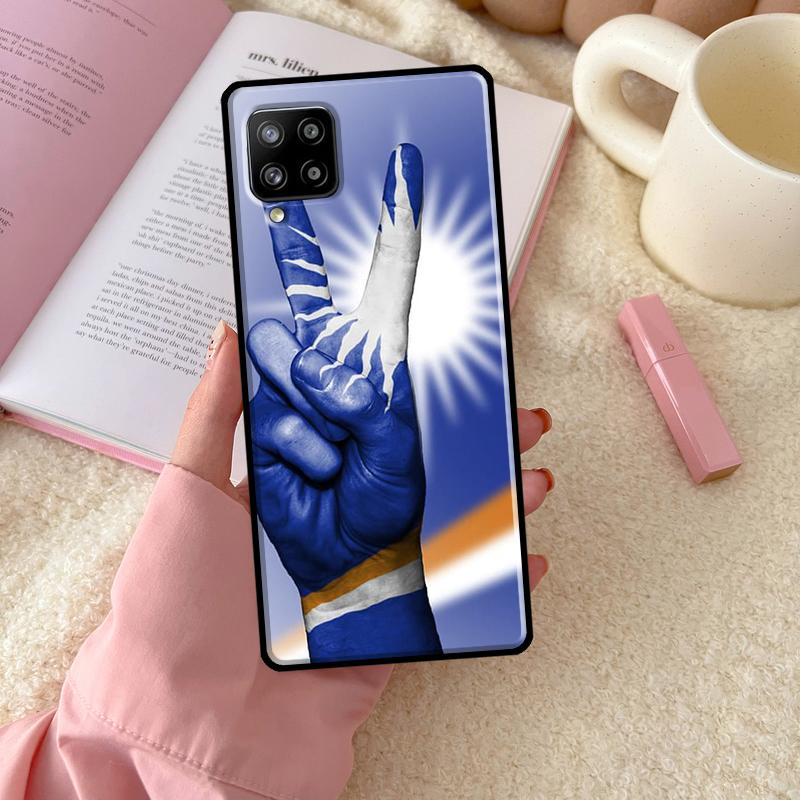 Marshall Islands Flag Case For Samsung Galaxy A54 A34 A14 A13 A51 A71 A33 A53 A73 A12 A22 A32 A52 A72 A52S Cover