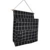 Plaid Sundries Storage Pouches Wall Mounted Bedside Organizer Wall Hanging Bag  Bed Side