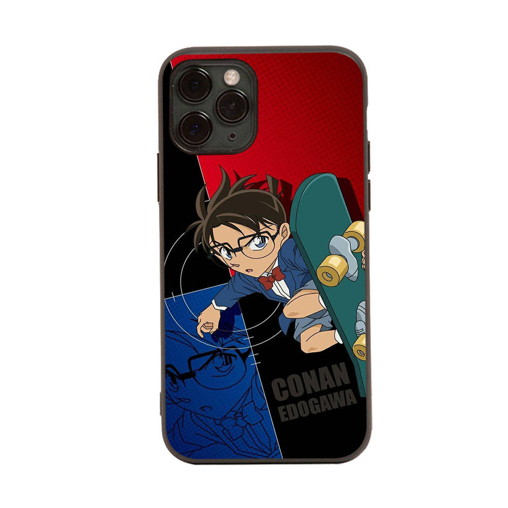Case for Samsung A04 A14 A23 A34 A54 M23 M33 M52 M53 Realme 10 9 C30S C35 C55 VIVO Y02S Y21 Y51 X80 Pro Transparent Cover WI89 Detective Conan