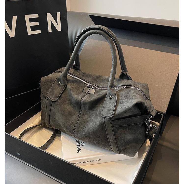 Large Capacity Travel Bag Versatile Casual Tote Shoulder Crossbody Luggage Bag for Women Stylish Handbag Travel Companion