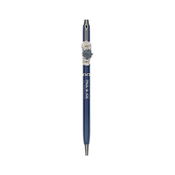 Marks Ballpoint Pen Chrysanthemum Paul & Joe La Papeterie PAJ-BP4 (Chrysanthemum Navy) Chrysanthemum Clip Metal Black Oil-Based Ink
