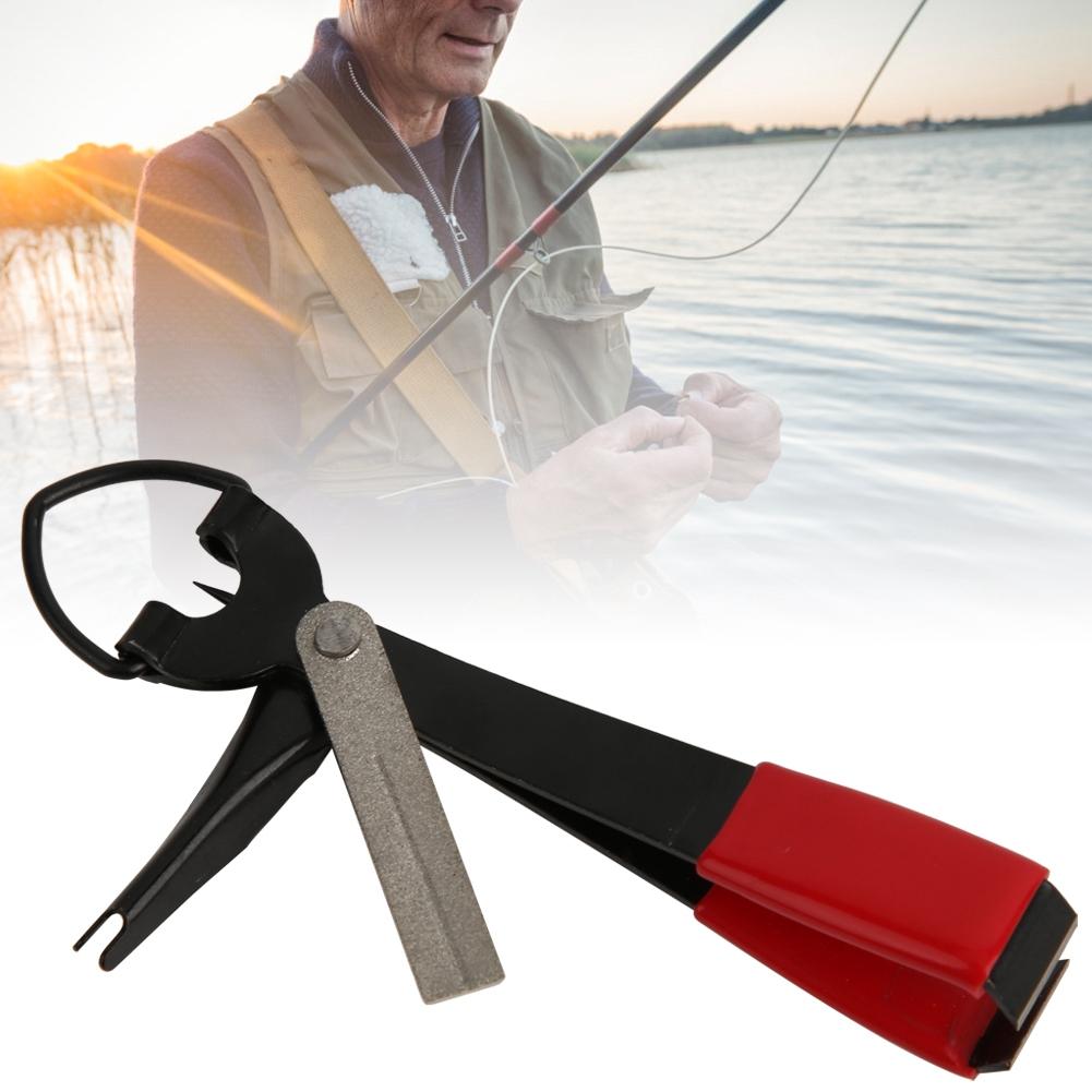 Metall Angelschnurschneider Fliegenbinden Drahtschneider Kneifer Schnellknotenwerkzeug Schnelles Binden Nagelknotenbinder
