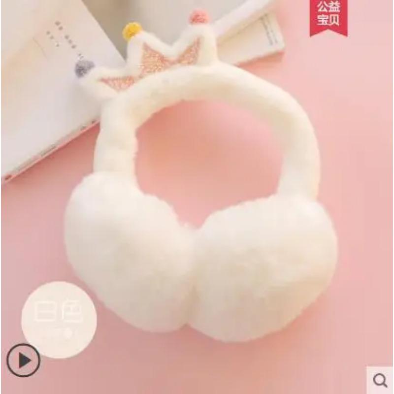 Schöne Prinzessin Warme Plüsch Glitzer Ohrenschützer Baby Kind Ohrenschützer Ohrenschützer Für Mädchen Wärmer Winter