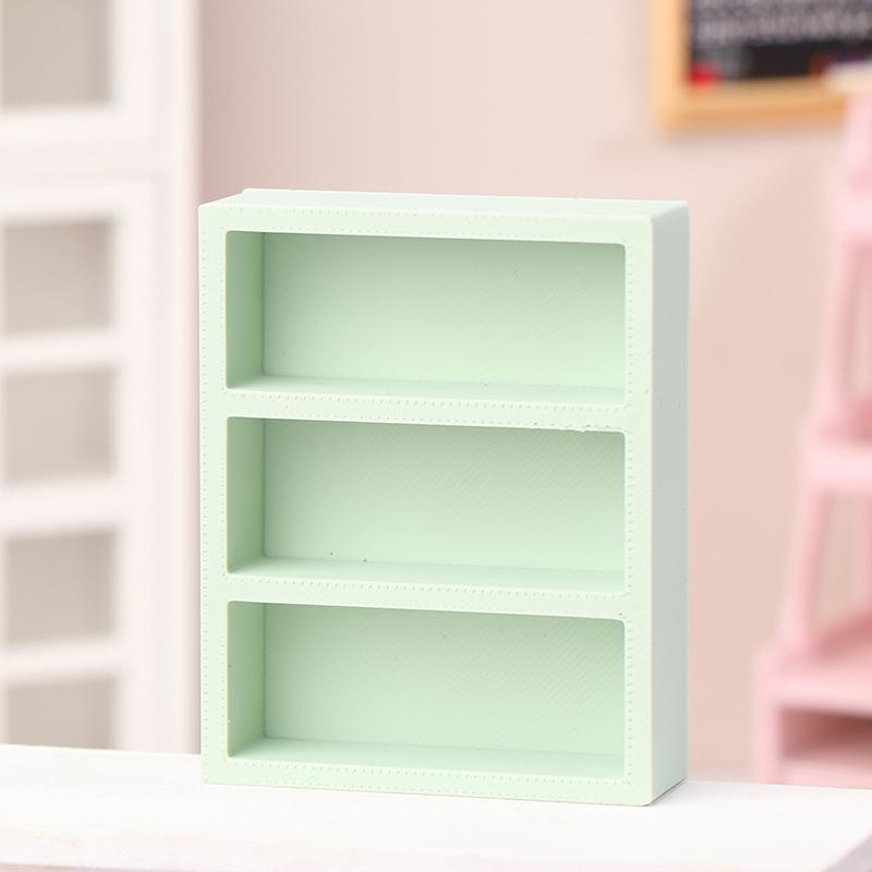 1/12 Dollhouse Mini Wall Cabinet Storage Shelves Dollhouse Furniture Decor Toys Dolls House Accessories Micro Scene Ornament