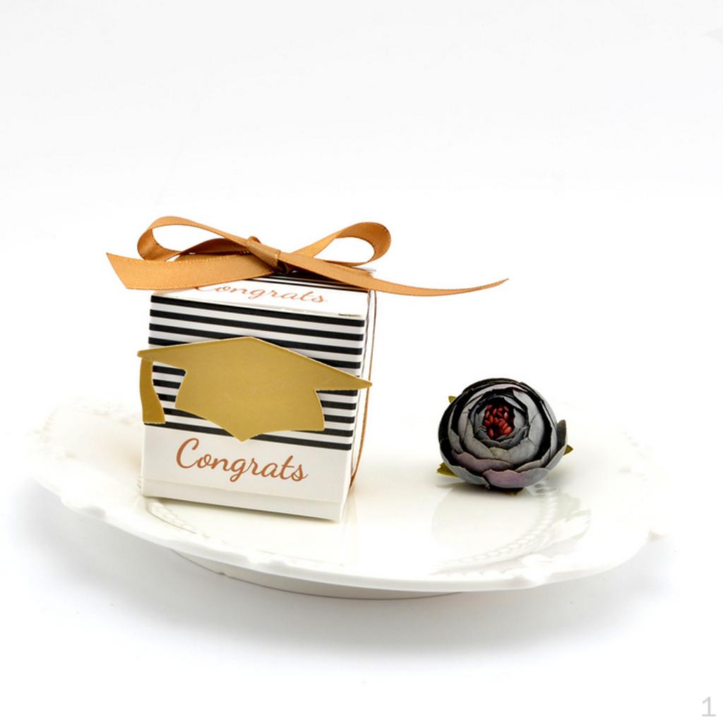 

50 коробок конфет для выпускного вечера, подарочный аксессуар для сладостей