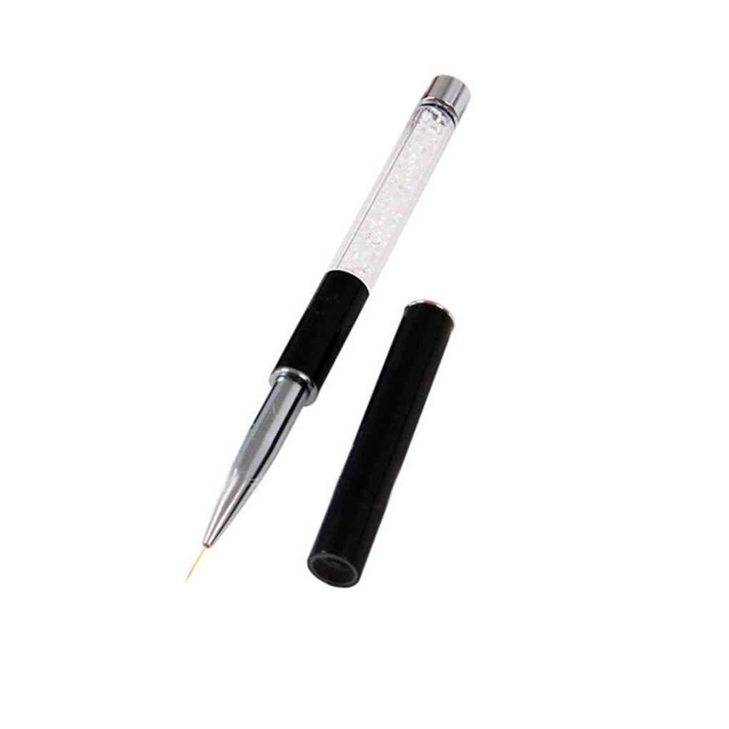 

Brush 7/9/11mm Crystal Acrylic Art Brushes Gel Painting Line Brush Pen Manicure Liner Tools 7mm