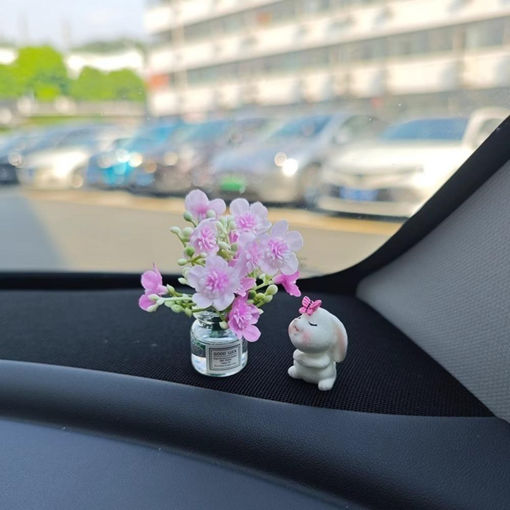 Micro Landscape Jasmine Vase Babysbreath Dollhouse Flower Vase  Car Gifts