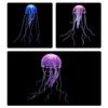 Colorful Artificial Glowing Effect Jellyfish Fish Tank Aquarium Decor Ornament