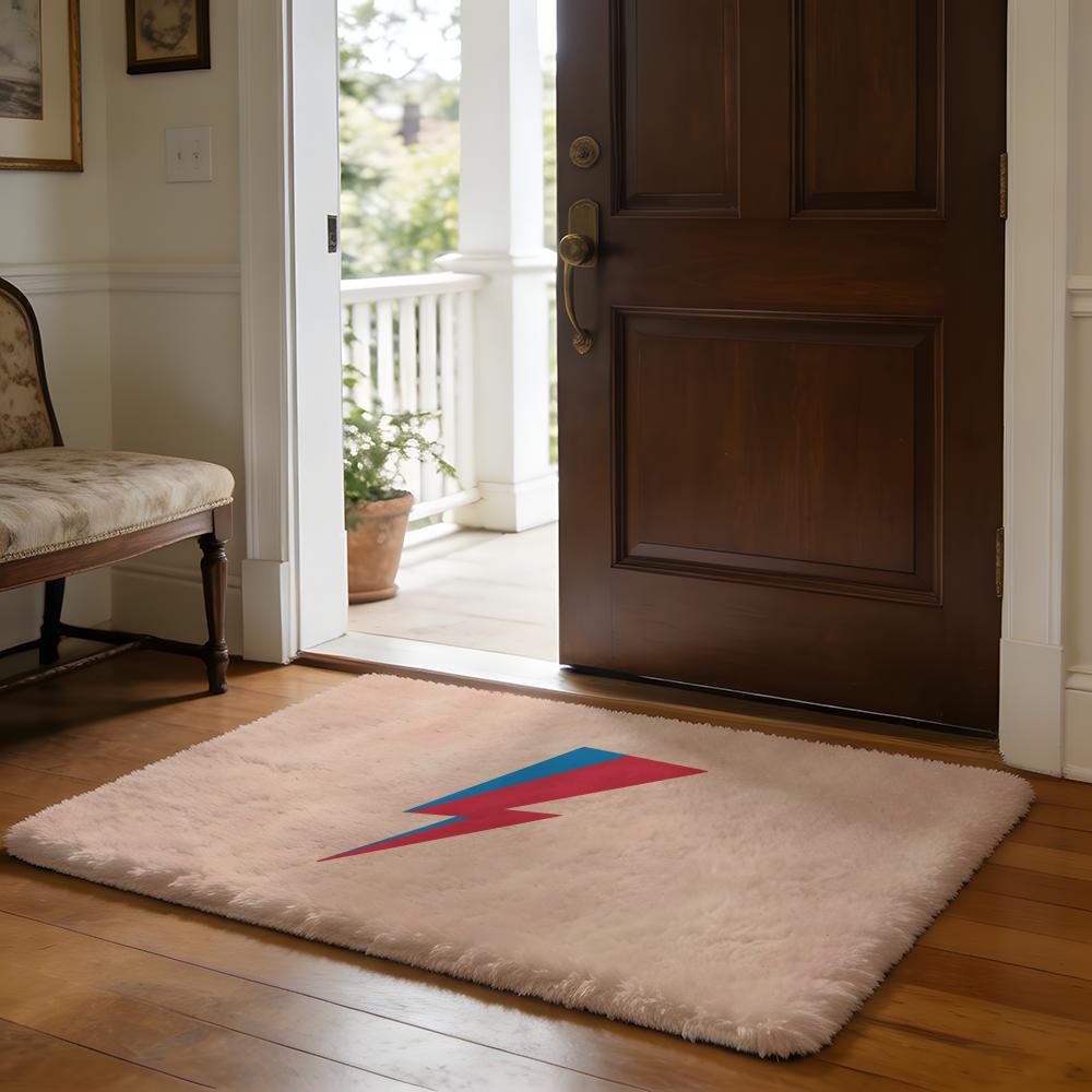 Tapis de sol Living de David Bowie Tapis absorbant doux en flanelle Tapis antidérapant Maison Chambre à coucher Salle de bain