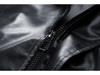 Men's Trendy Streetwear Casual Plus Size Leather Jacket with Lapel for Spring and Autumn