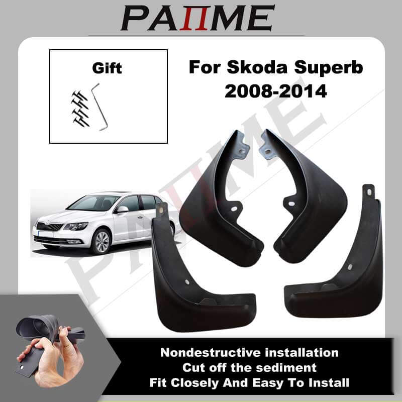 

Автомобильные брызговики для Skoda Superb 2008 2009 2010 2011 2012 2013 2014 брызговики передние и задние крылья брызговики