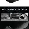1PCS 2.5" Inlet Car Auto Exhaust Muffler Tip Pipe  Stainless Steel Chrome Trim Rear Tail Throat For Most Cars