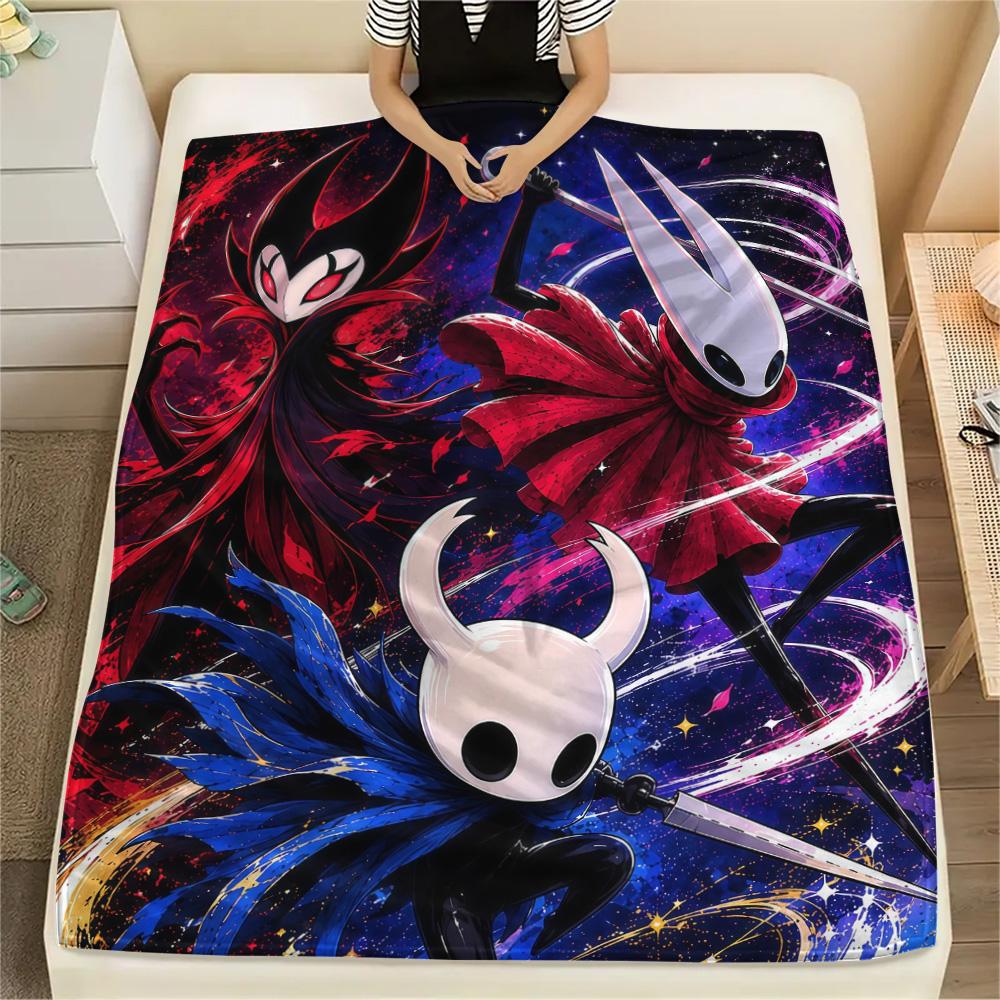 Hollow Knight Flannel Blanket, High Quality Comfortable for All Seasons, Home Decor, Warmth and Comfort