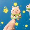 Lovely Capybara Fridge Magnet 3D Animal Decorative Sticker for Refrigerator Office Whiteboard Kitchen