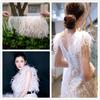 Feather1 Meter/lot Ostrich Feather Trim 10-22cm for Sewing Dress Costume Carnival Wedding Decoration DIY Craft Hair Accessories