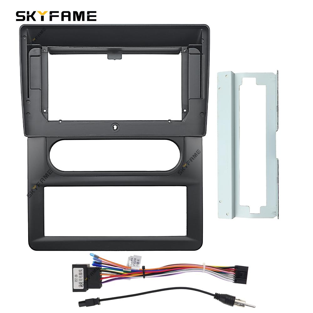 SKYFAME Car Frame Fascia Adapter Android Radio Dash Fitting Panel Kit For Foton View CS2 C2 G7 Foton MP-X S