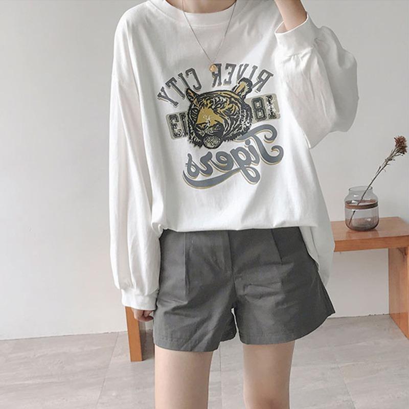 Loose Long Sleeve T-shirt for Women