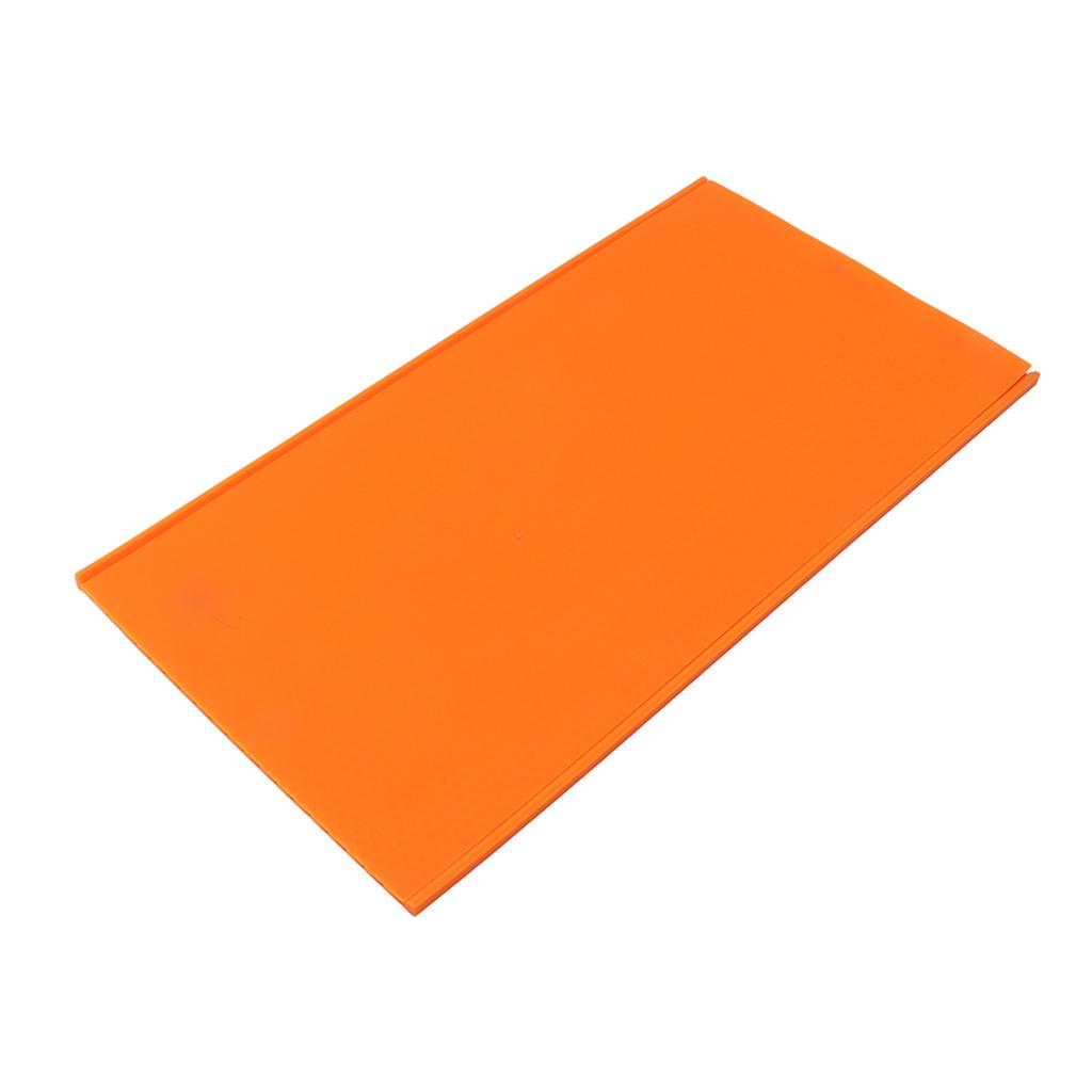 2 Sheets 5.4mm Silicone Beeswax Mold Beeswax Foundation Press Embosser Honeycomb Sheets Mold Bee Keeping Supplies Orange