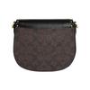 Coach Morgan 20 Classic Monogram Print Flap Crossbody Bag With Studded Decoration Women Crossbody Bag Brown Black CE567-IMOSN