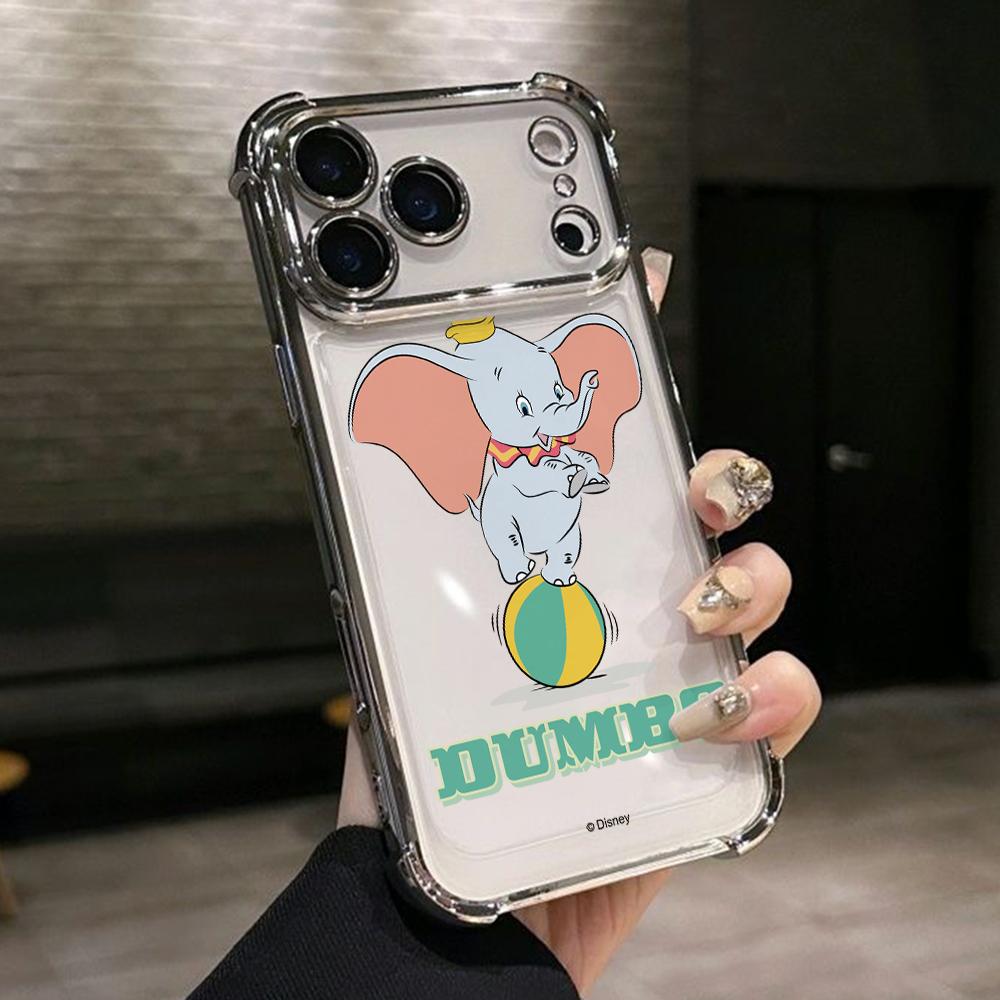 

Мультяшные слоны Дамбо Чехол для телефона для Google Pixel 10 9 9A 8 8A 7 7A Pro XL 5G Противоударный Прозрачный Мягкий Чехол Google Pixel 10