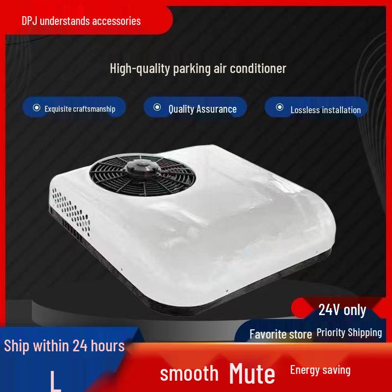 Top-Mounted Electric Air Conditioner for Light Trucks (12V/24V/48V/60V/72V)