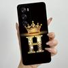 For OPPO Reno 12 Pro 5G Case Crown Letters Liquid Silicone Phone Cover For OPPO Reno12 Reno 12 12Pro Coque CPH2625 CPH2629 Funda