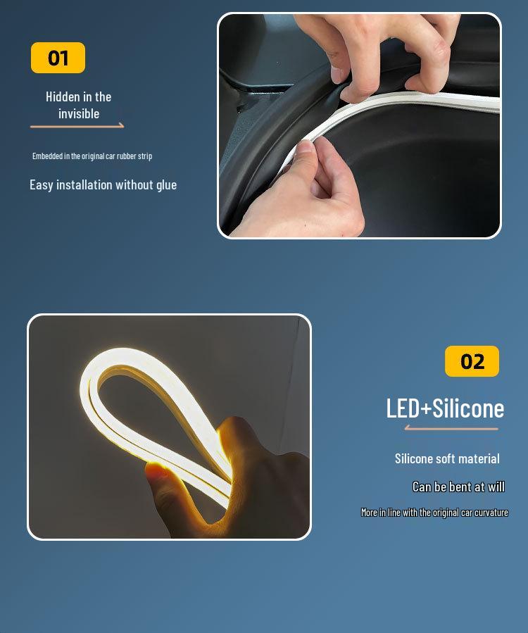 Xiaomi YU7 Trunk LED Ambient Taillight & Cigarette Lighter Decorative Lighting
