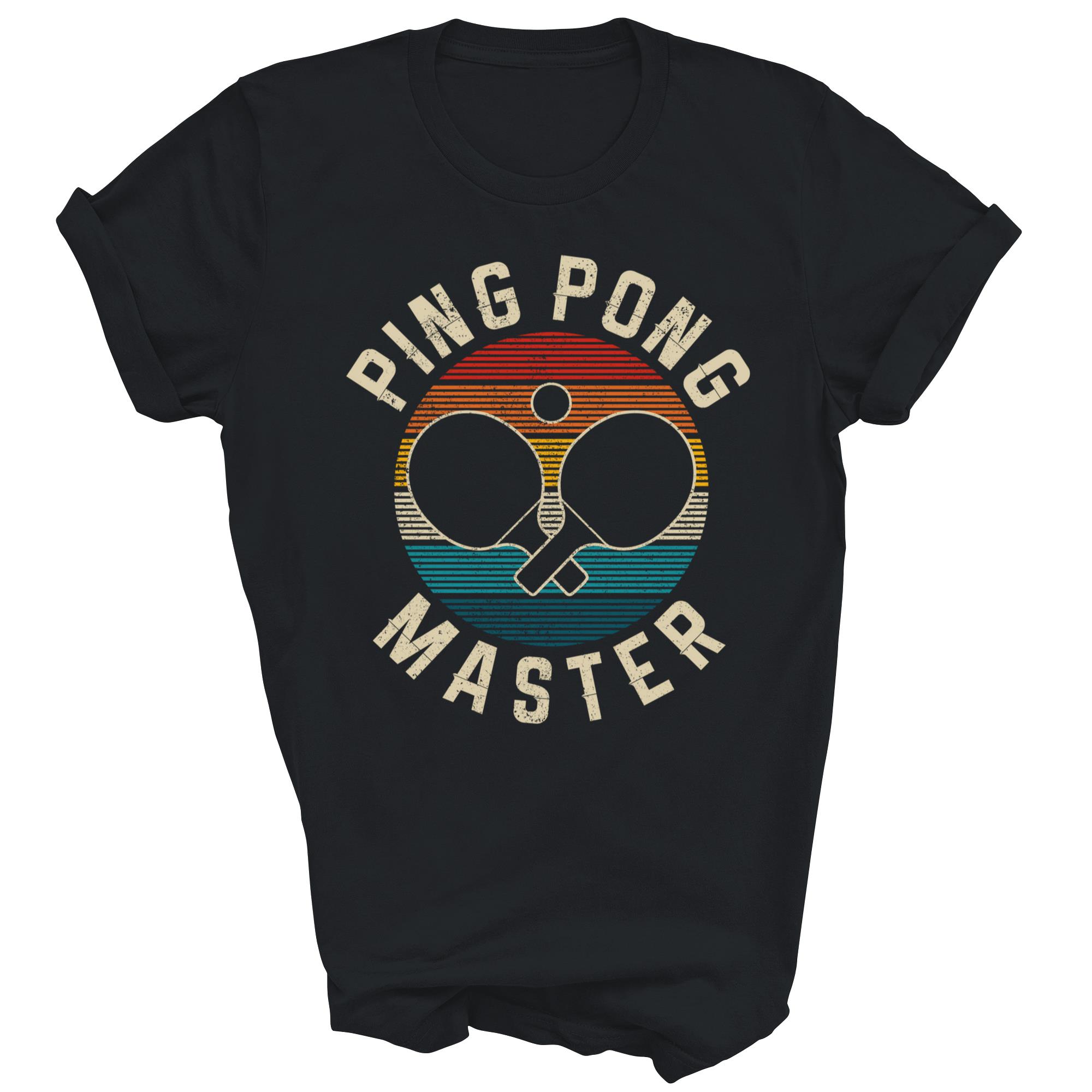 

Ping Pong Master Vintage Table Tennis Player Unisex Shirt Gift M