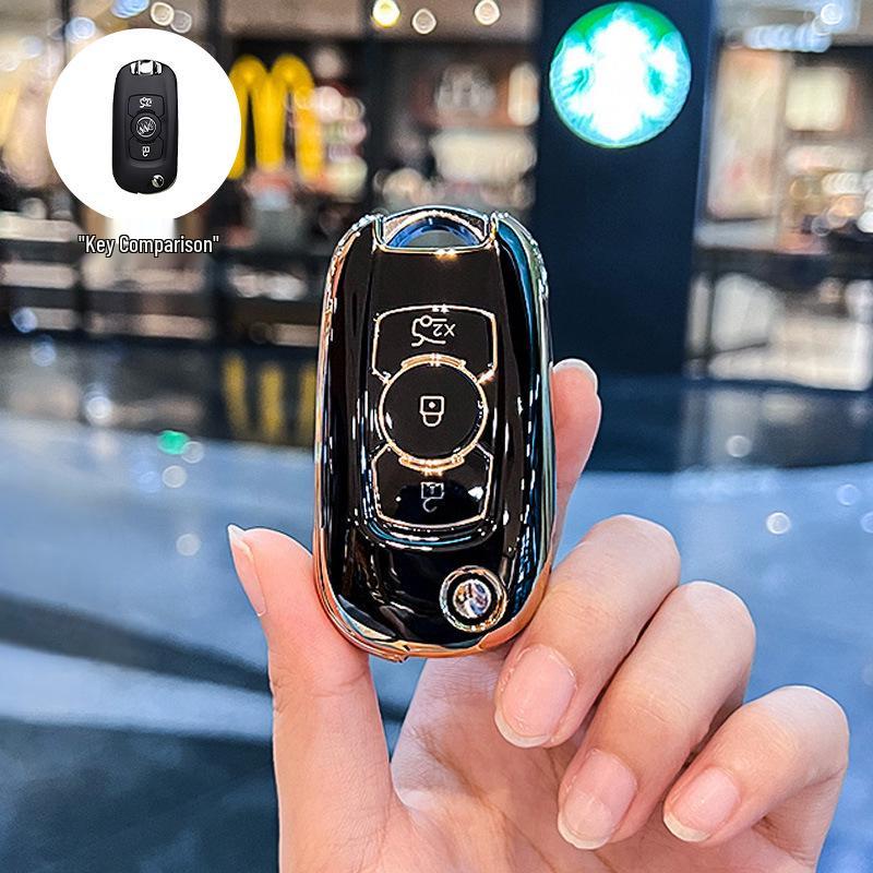 

Buick Verano Pro Key Case for Women & Men, Compatible with GL6, Excelle, Verano GS, Enjoy Edition - Protective Car Key Shell & Bag
