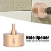 Brazed Hole Saw Diamond Opener Drill Bits for Glass Granite Marble Ceramic Tile 65mm