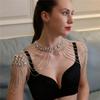 Elegant Women Shoulder Chain Luxurious Design Shoulder Body Chain  Wedding Ceremony