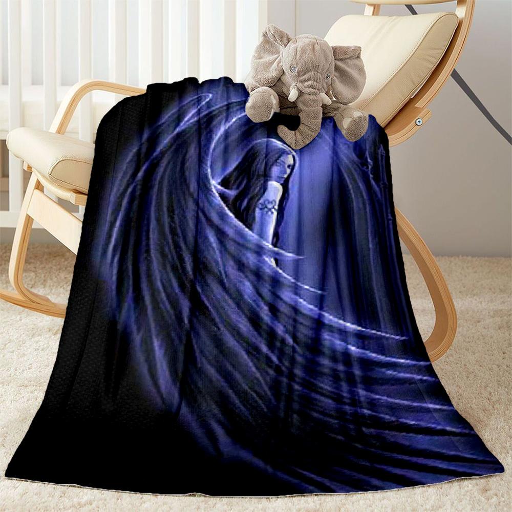 Gothic Style Blanket Ultra-Soft Suitable for Bedding Chair Sofa for All Occasions Stylish Decor Ideal Gift For Birthday Valentine'S Day
