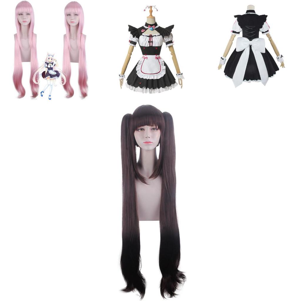 Japanese Anime Nekopara Chocola Vanilla Cosplay Costume Breathable Exquisite Design