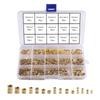 Wide Compatibility Brass Female Threaded Inserts Essential Brass Knurled D57B