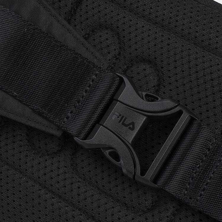 New FILA Fitness Series Fabric Sling Bag Regular Men's Pitch Black A13M531102FBK