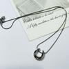 Titanium Steel Simple Horseshoe U-shaped Pendant Sweater Chain Versatile High-end Clavicle