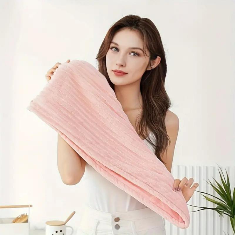 Ultra fine fiber towel wrapped and thickened Ladies' dry hair cap Thick and highly absorbent headscarf for wiping hair