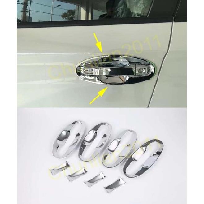 8*Chrome Side Door Handle Bowl Cover Trim for 2018- Subaru XV ABS Chrome