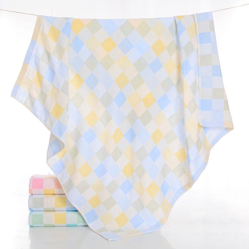 Large All-Cotton Double-Layer Gauze Bath Towel & Swaddling Blanket for Newborns - Absorbent & Breathable