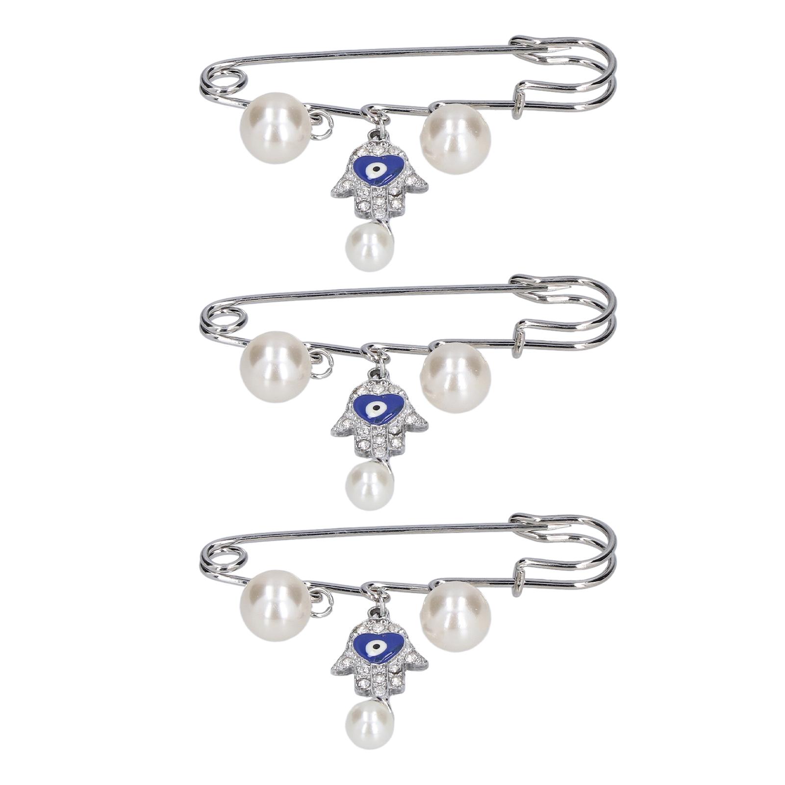 

3 шт. Брошь Lucky Elegant Style Unique Decorative Привлекательные аксессуары от сглаза для вечеринок в подарок