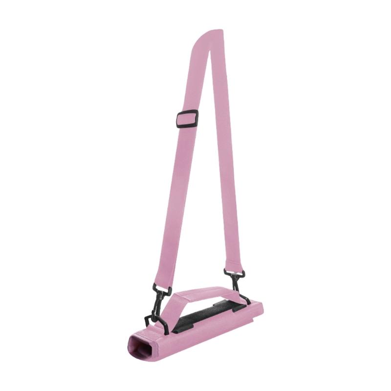 

Lightweight Golf Club Bag Water Resistant Design Ample Storage Space Adjustable Shoulder Strap for Practice Course рожевий