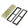 Hilitand Quality Natural Green Jade Whetstone Blade, 10,000 Grit, Fine Whetstone (with Base), 200 X 50 X 25 Mm, Professional Tool for Sharpening and P