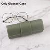 Leather Handmade Eyeglass Case Myopia Glasses Case/sunglasses Neutral Anti Pressure Glasses Case