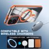 KEYSION HD Transparent Magnetic Case for MagSafe for Redmi 15C 171mm Clear Shockproof Phone Back Cover for Xiaomi POCO C85