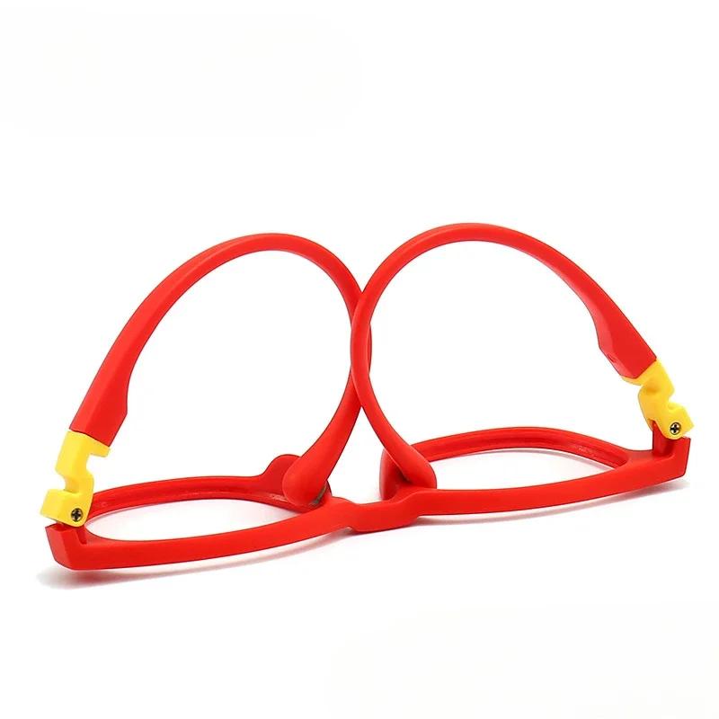 Kids Anti-Blue Light Glasses Removable Silicone Children Boys Girls Computer Eyeglasses Ultra Light Frame Eye Protection Eyewear