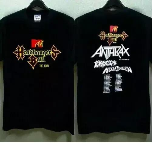 

РЕДКИЙ MTV Vtg Футболка з туру Headbangers Ball 1989 року 2XL